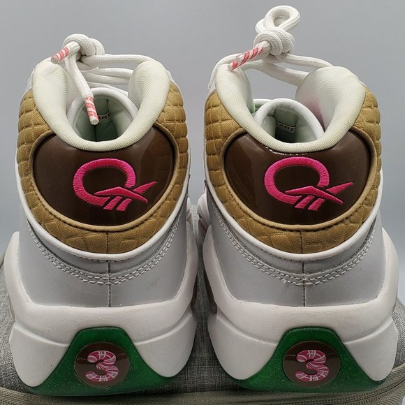 Reebok x Hasbro Question Mid Men's Size 10.5 'Candy Land' White GZ8826 Rare - Picture 8 of 9